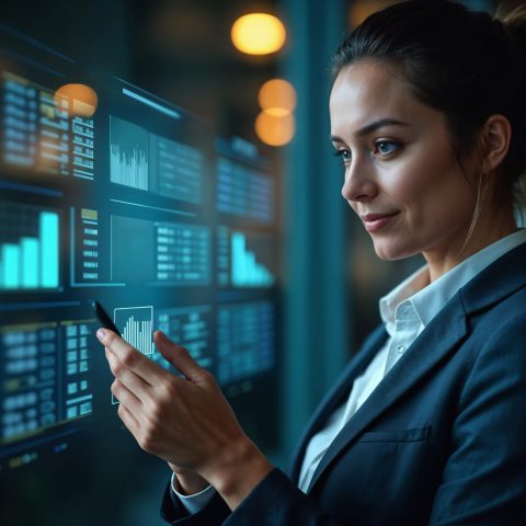 mulher-de-negocios-analisar-dados